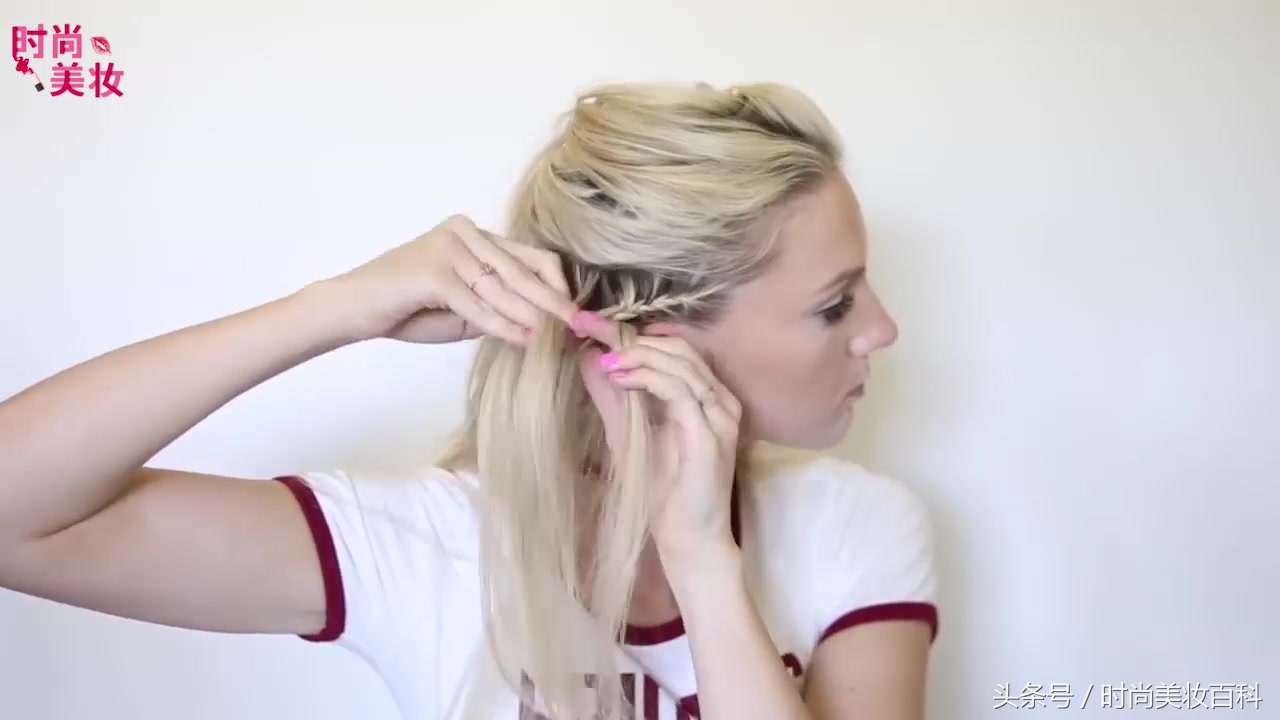 马尾辫发型怎么编好看图片,用马尾辫编出来的发型