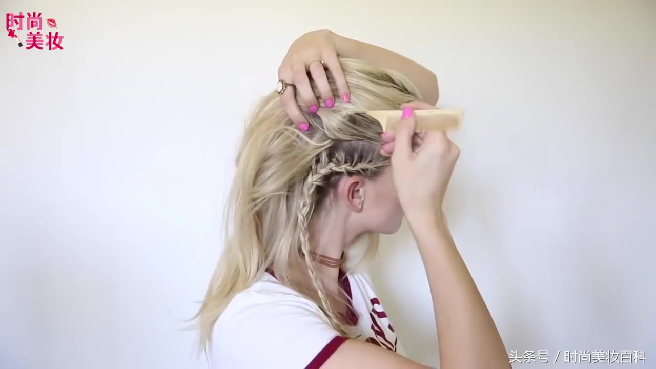 马尾辫发型怎么编好看图片,用马尾辫编出来的发型