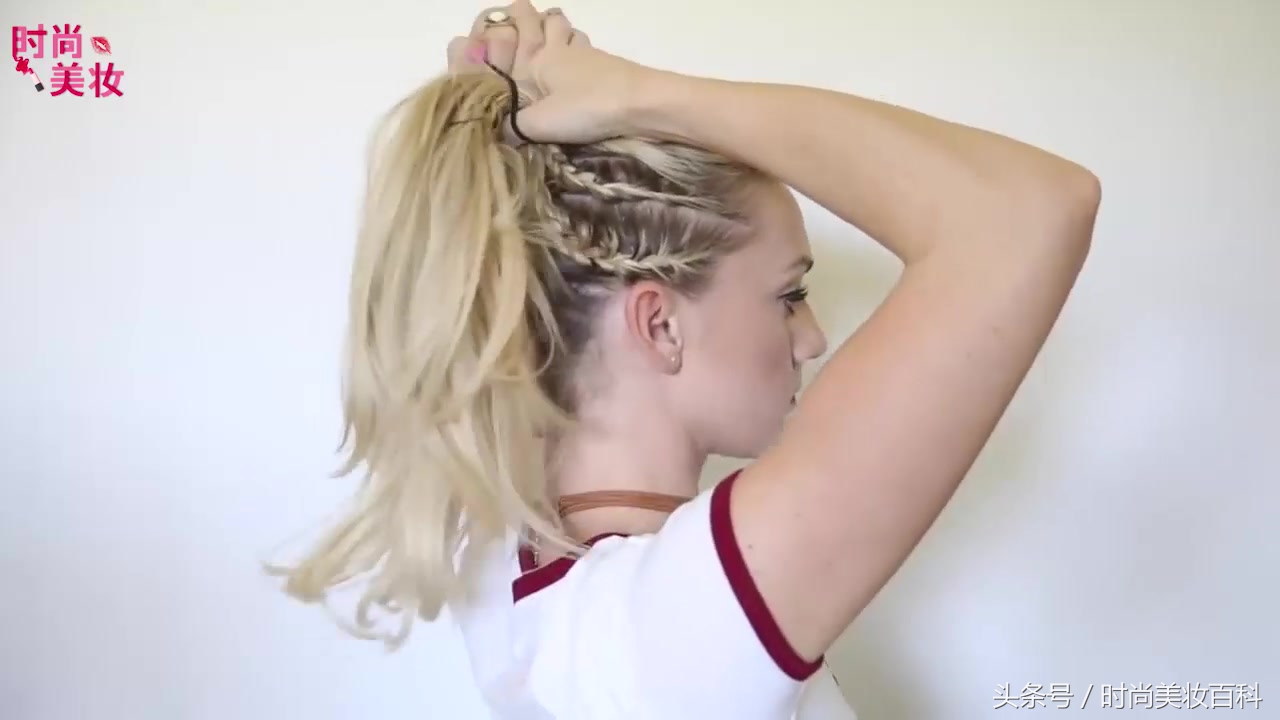 马尾辫发型怎么编好看图片,用马尾辫编出来的发型