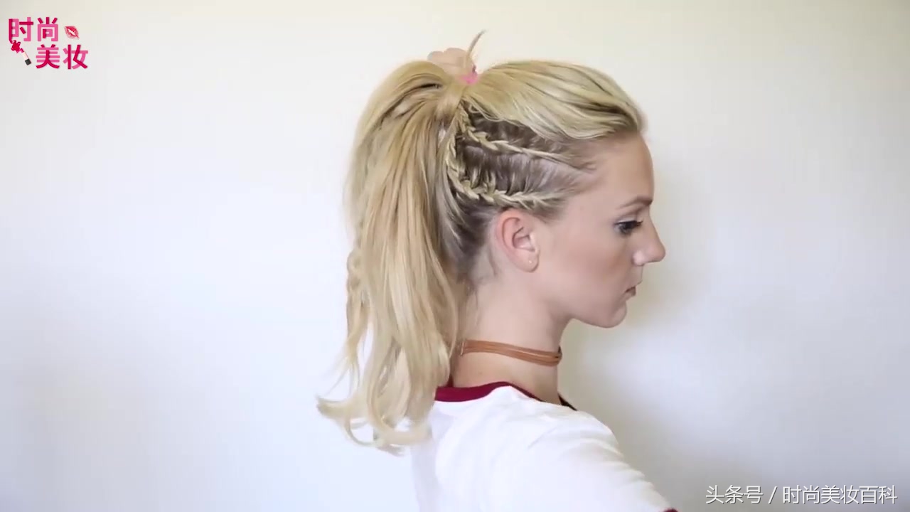 马尾辫发型怎么编好看图片,用马尾辫编出来的发型