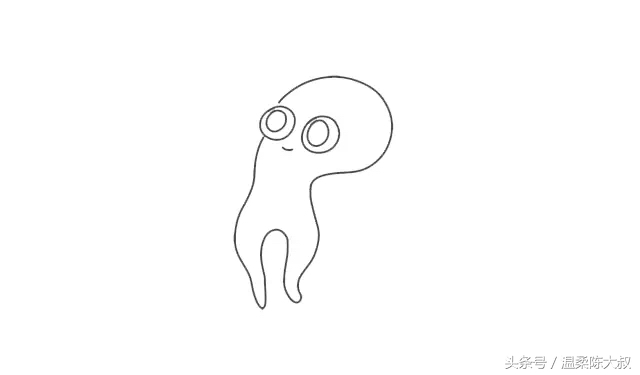 海洋动物简笔画简单画法,儿童简笔画入门0-3岁零基础蜗牛