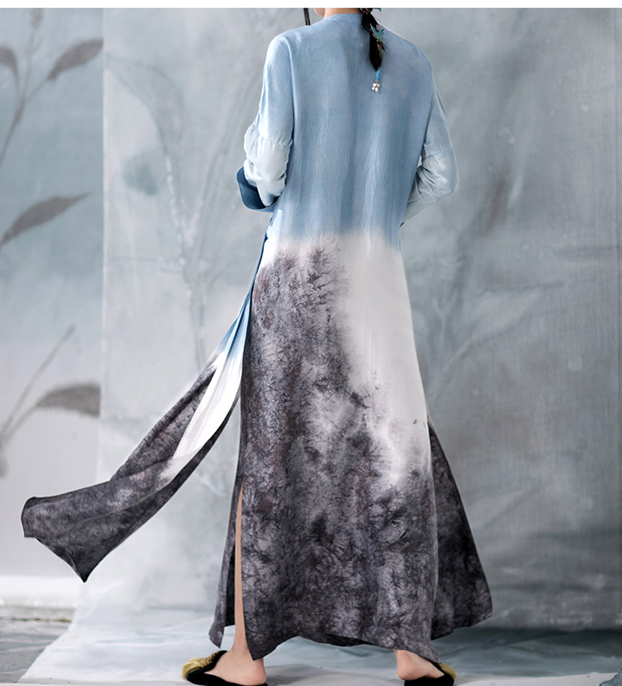 生活在左:蓝调水墨,将风景穿在身上