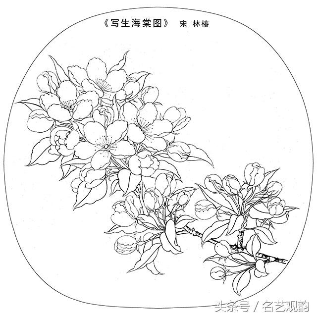 宋画工笔画底稿图文,宋画工笔白描最好的学习素材