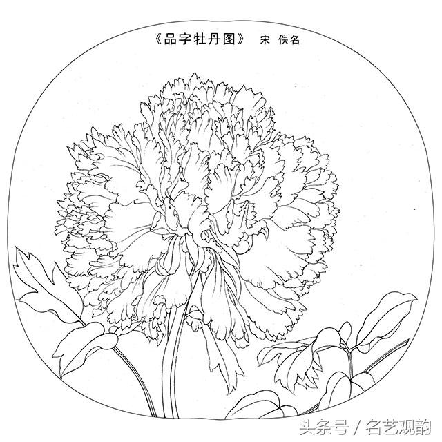 宋画工笔画底稿图文,宋画工笔白描最好的学习素材