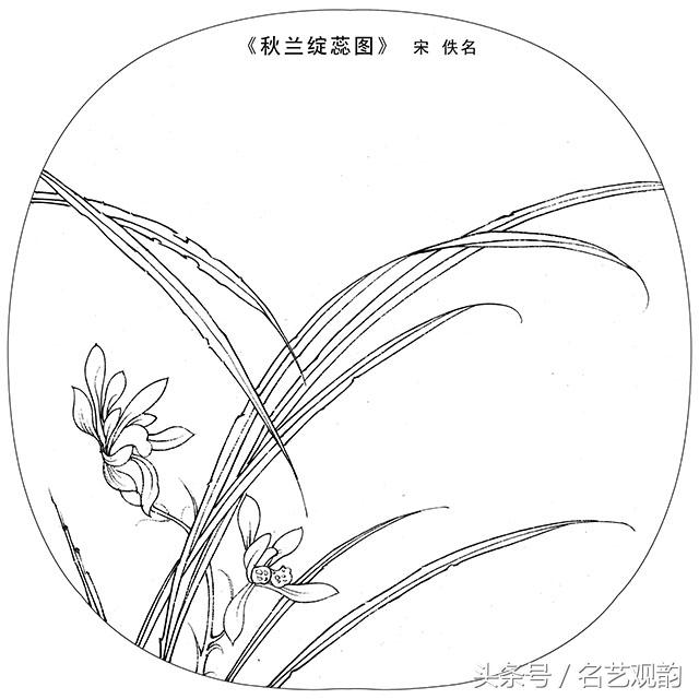 宋画工笔画底稿图文,宋画工笔白描最好的学习素材