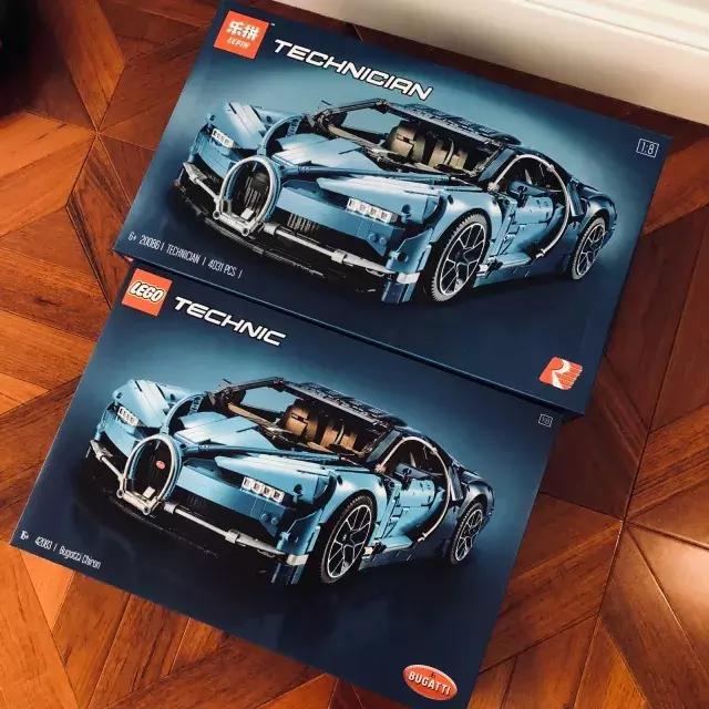 乐拼和乐高布加迪的区别,乐高对比乐拼测评