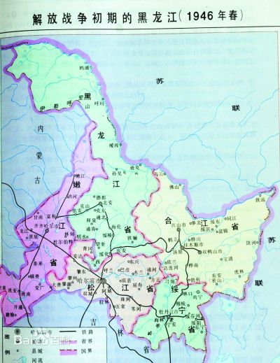 东北九省之松江省、安东省