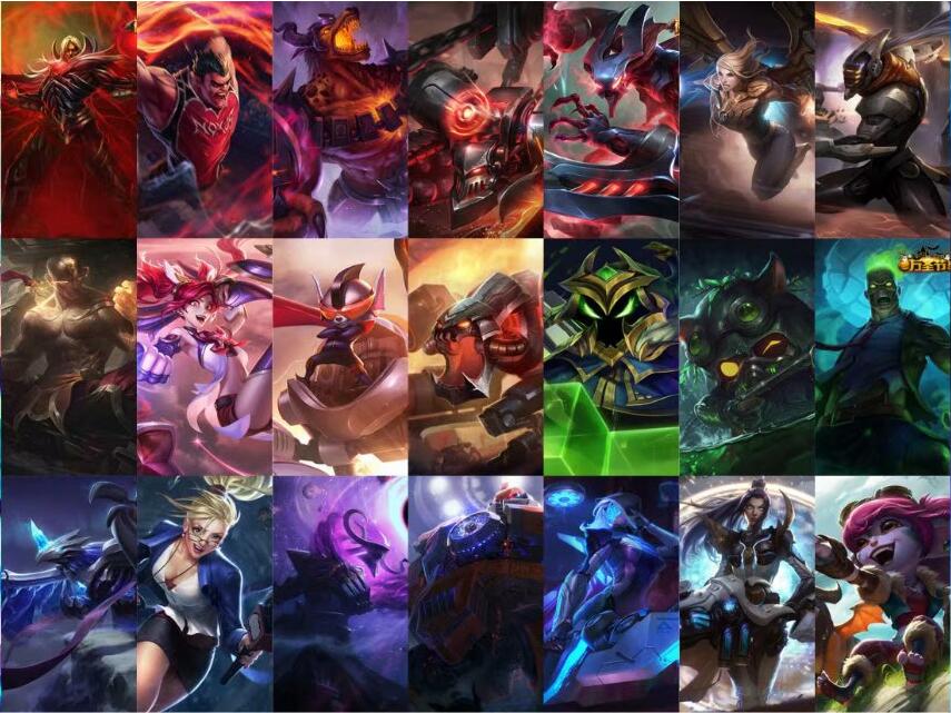 lol6个t1级皮肤特效,lolt1级别皮肤有哪些