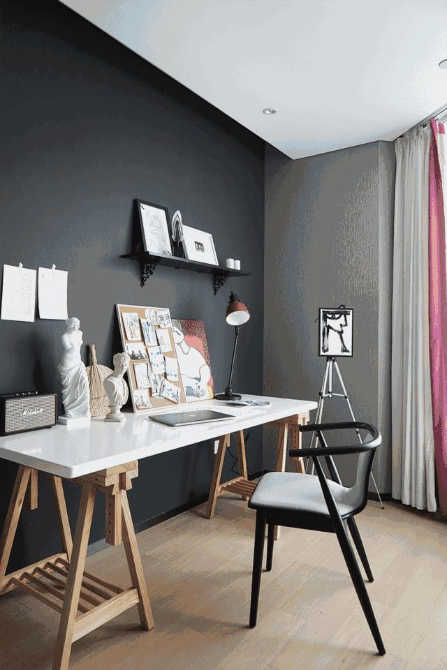 江景豪宅10万装出北欧风,北欧风刚需房设计