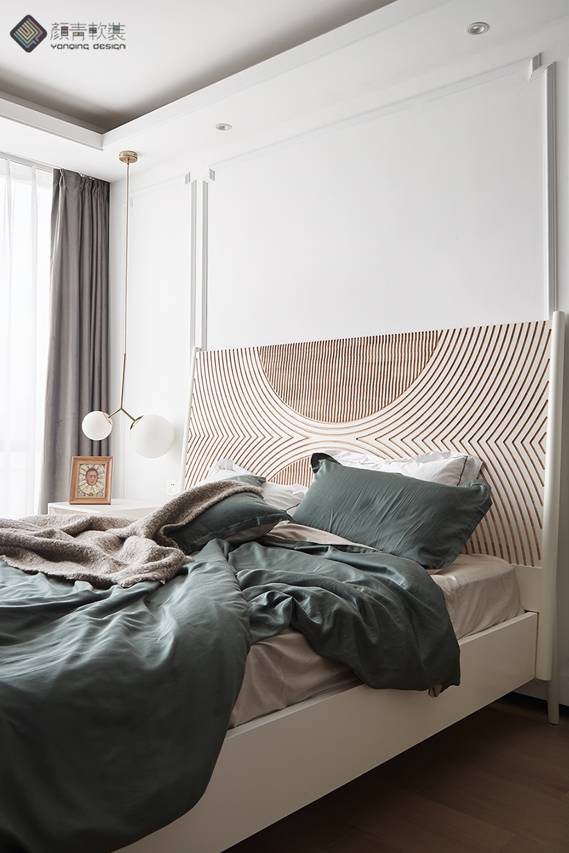 江景豪宅10万装出北欧风,北欧风刚需房设计