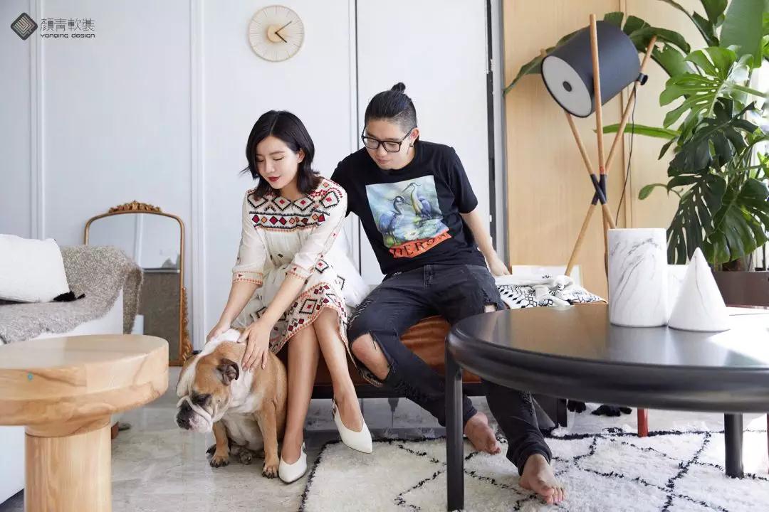 江景豪宅10万装出北欧风,北欧风刚需房设计