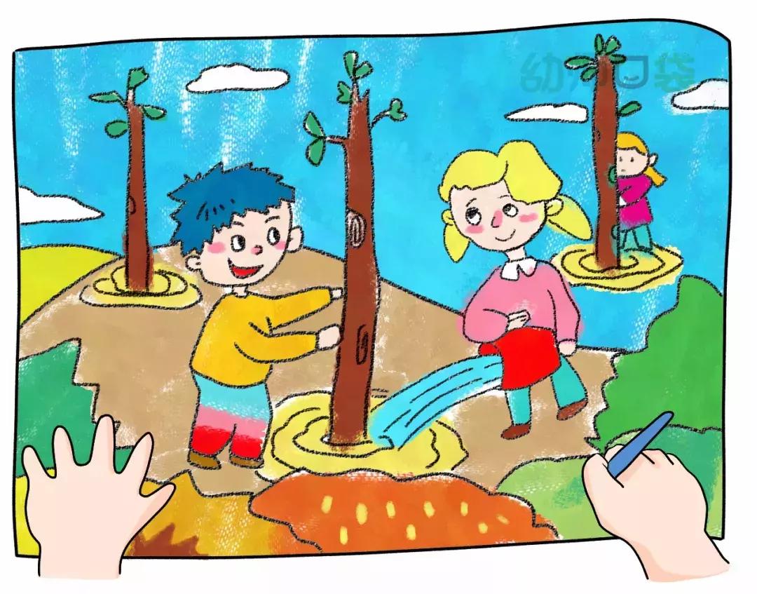 儿童图片绘画教程,一招教你解读孩子的画