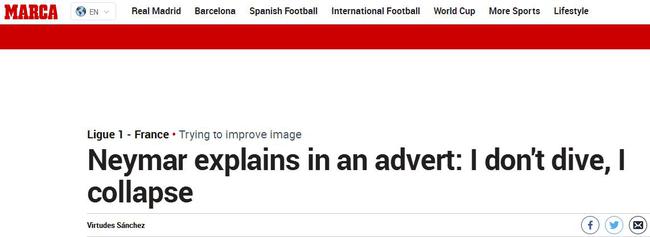 内马尔翻滚巴西球迷,内马尔回应过人