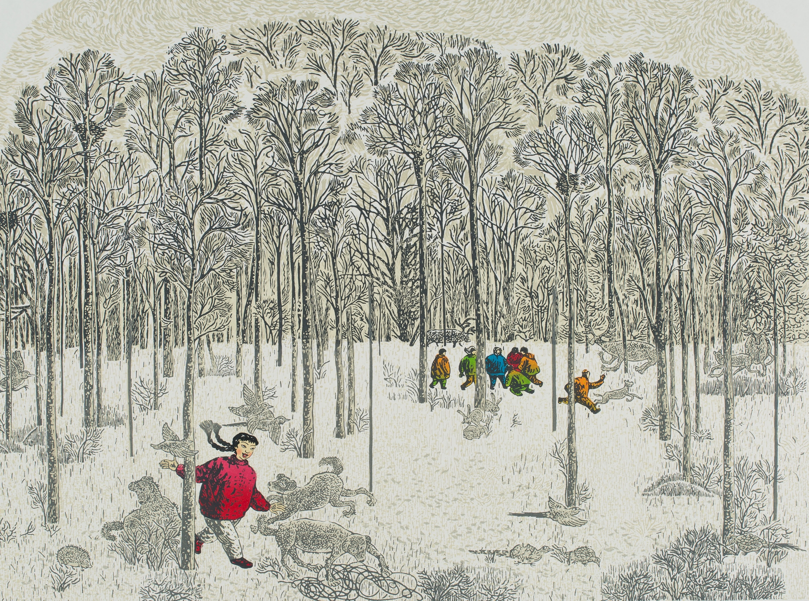 “归来的木刻——黑龙江省美术馆藏中英当代版画作品展”8月1日在黑龙江省美术馆开展