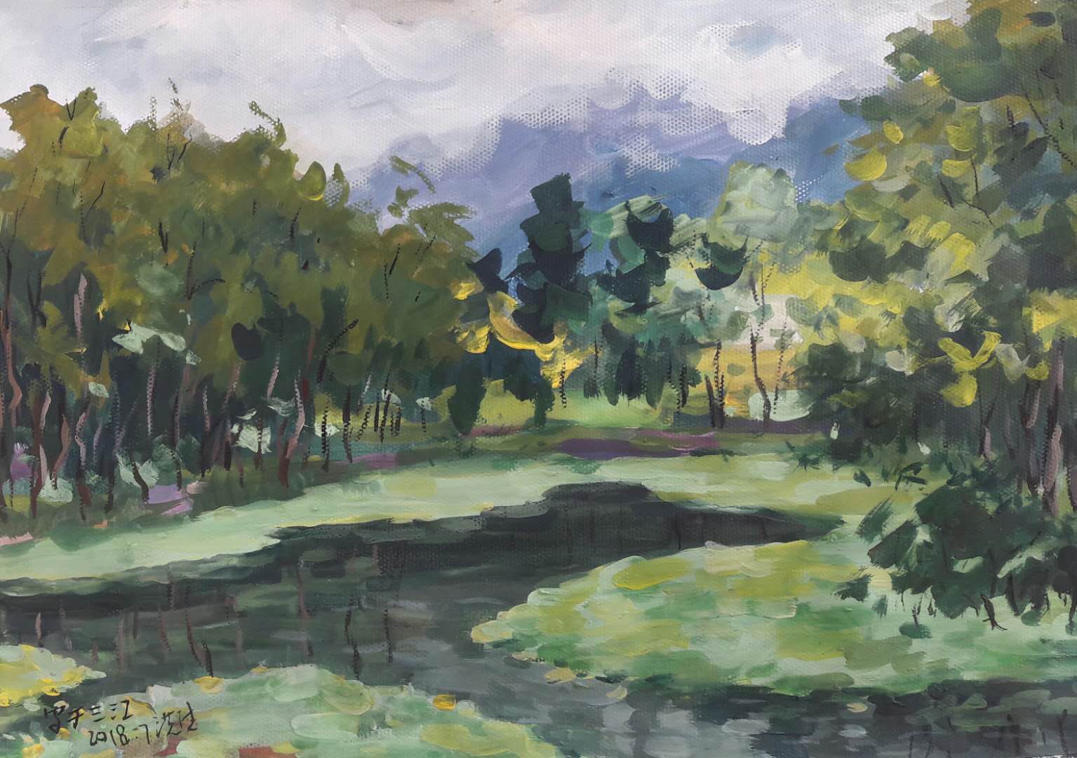 幸福画吧7月份作品,幸福原创绘画作品欣赏