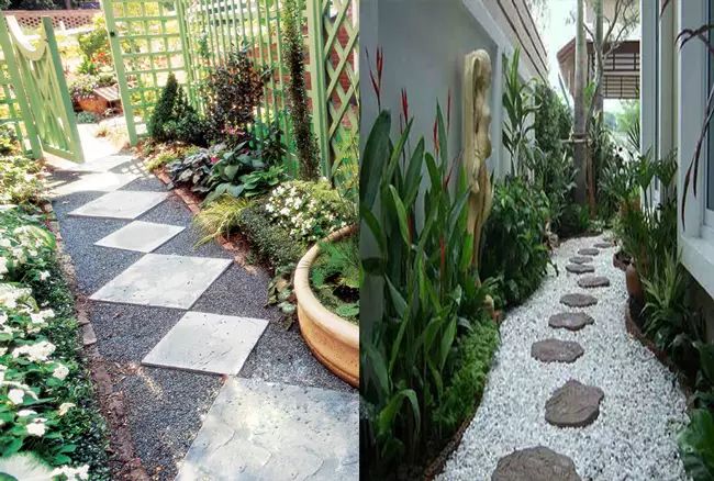 庭院地面铺装材料汇总,别墅庭院地面石材铺装
