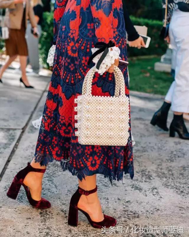 珠子手工包推荐,奶奶风的串珠包