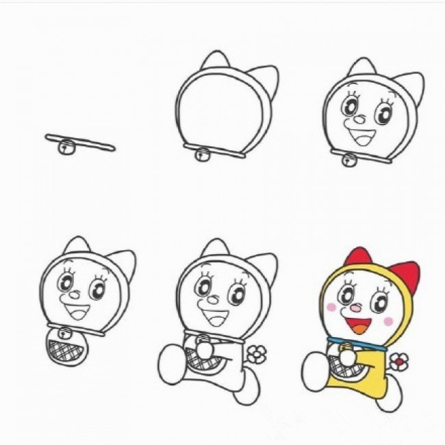 画动漫人物古风少女简笔画,如何画动漫人物男生简笔画