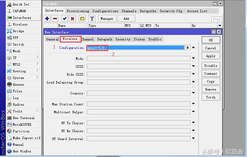 ros软路由上网设置,ros双软路由