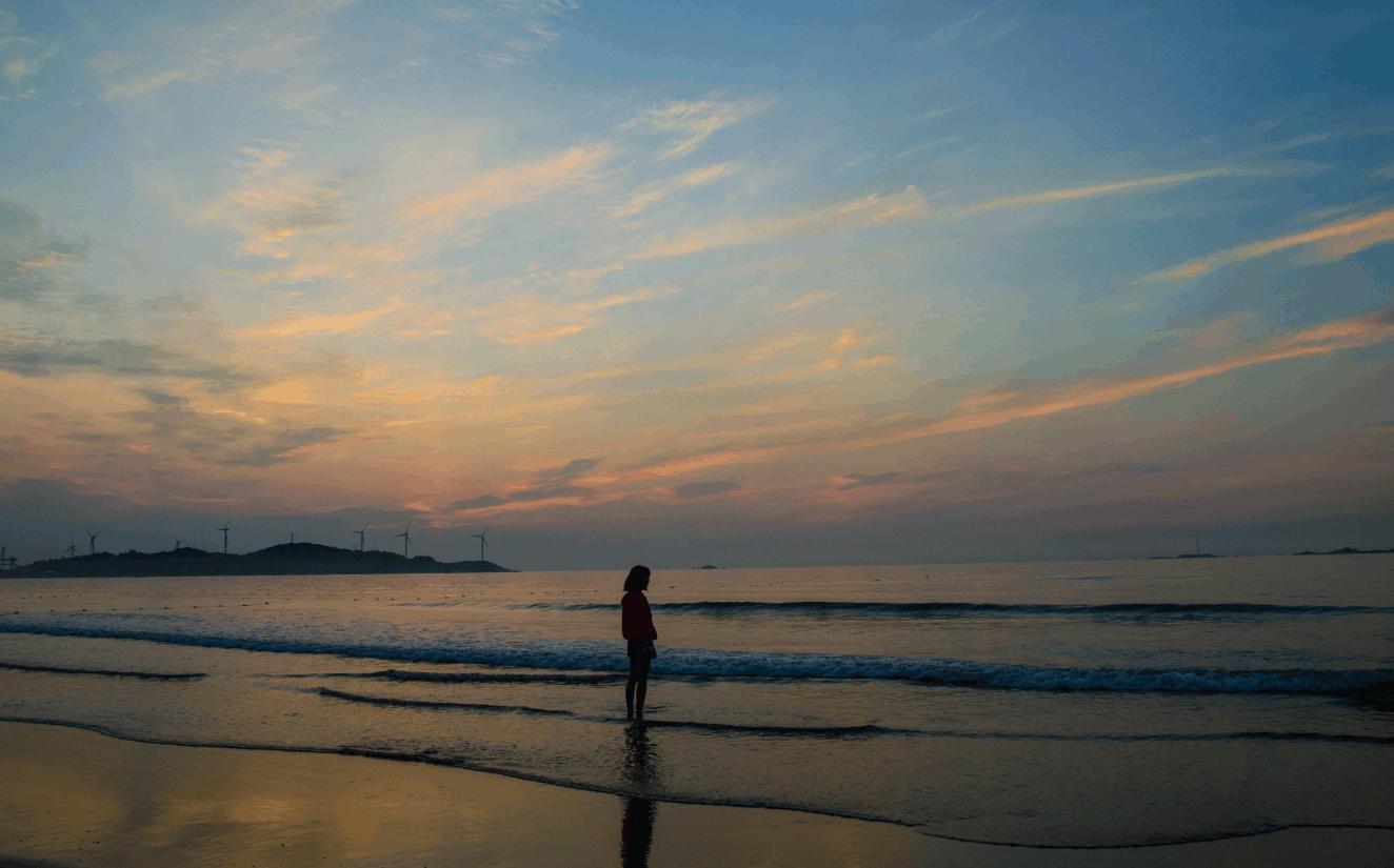 福建六鳌翡翠湾醉美沙滩,厦门翡翠湾海滩