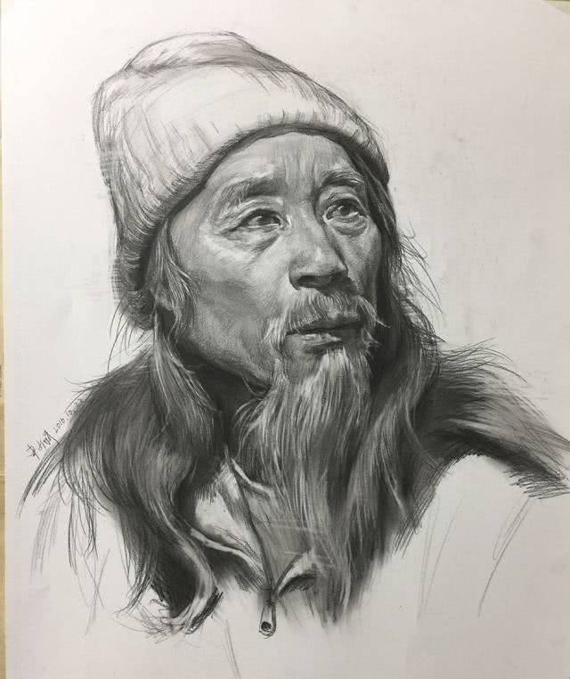 素描人物头像结构解析,素描头像五官塑造