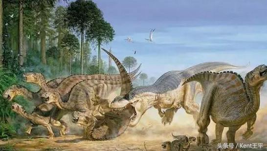 霸王龙的天敌食肉恐龙,巨型食肉牛龙对战霸王龙