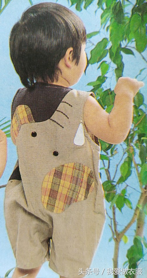 童装女童3-6岁潮流洋气裁剪图,童装裙子裁剪图