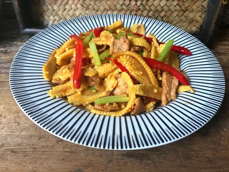 高端凉菜玉米笋教程,玉米笋粤菜小炒