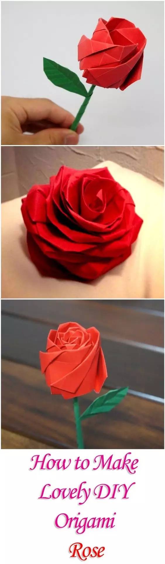 吸管玫瑰花的折法视频慢教程,玫瑰花皱纹纸折法简单又漂亮