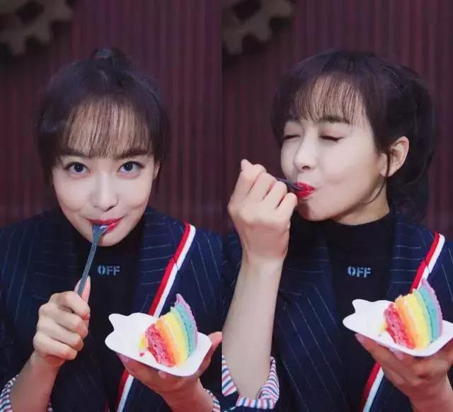 杨幂全脸脂肪填充图片,杨幂胎毛发际线教程