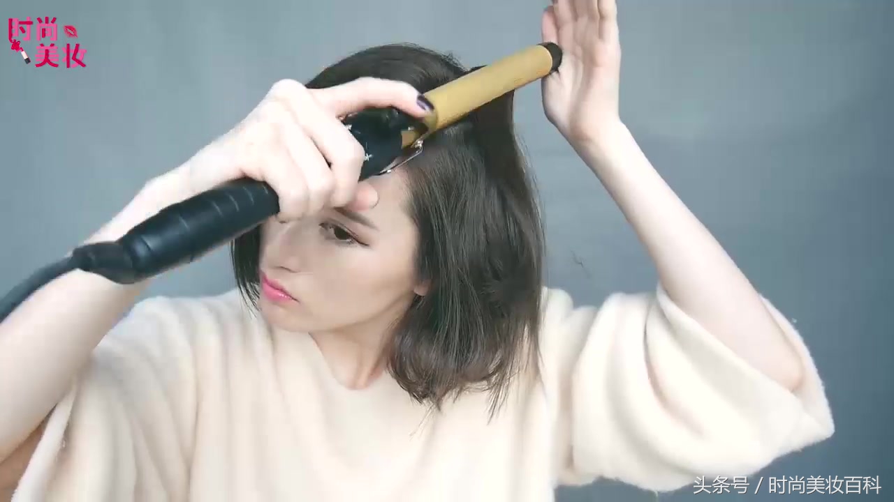 时尚短发打理教程,时尚短发发型修剪教程