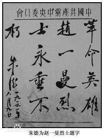 抗日女将赵一曼,革命女英雄赵一曼的事例