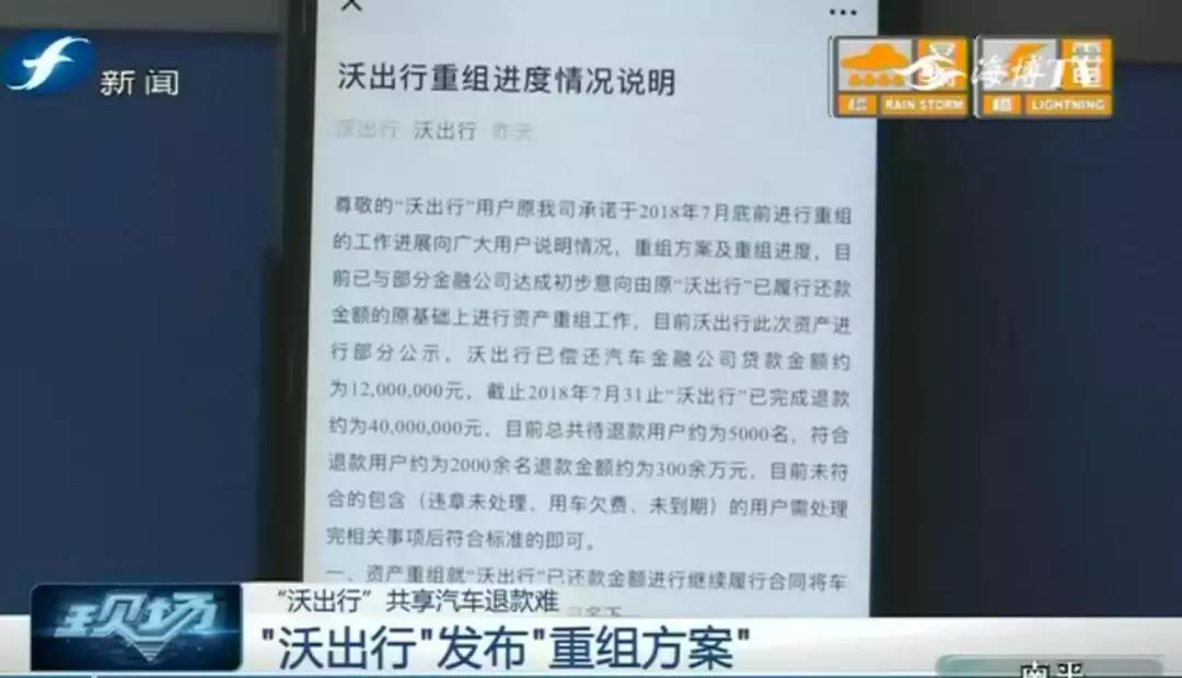 失望｜我想退押金你却让我买车，“沃出行”是在重组还是转嫁？