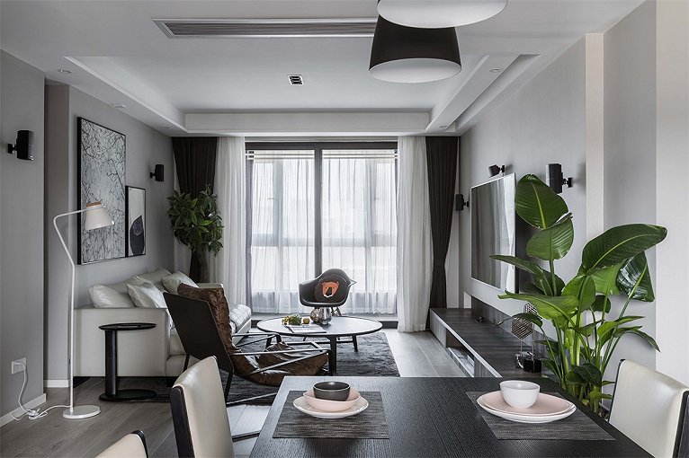 室内设计别墅130平,室内设计装修中式120平