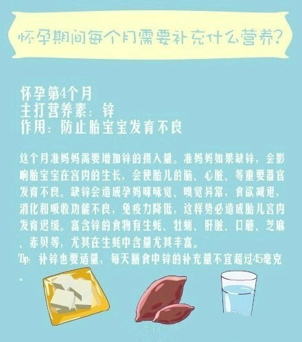怀孕每个月要补充什么维生素,怀孕期间每个月吃什么最好