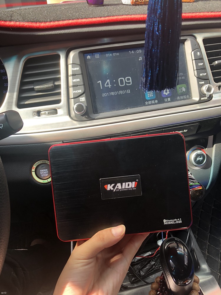 享受妙音之旅，现代名图汽车音响升级凯笛D2SDSP，桂林齐乐车品