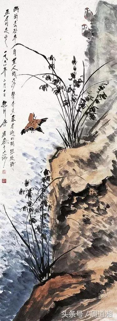 国画四大君子之兰花,国画兰花最好的是哪种