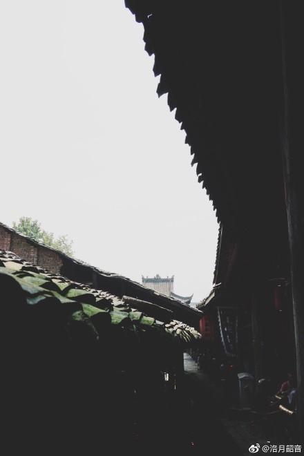 山顶一只船,罗城古镇山顶一只船