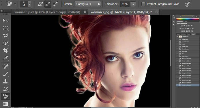 ps人物破碎效果笔刷,ps转手绘笔刷效果