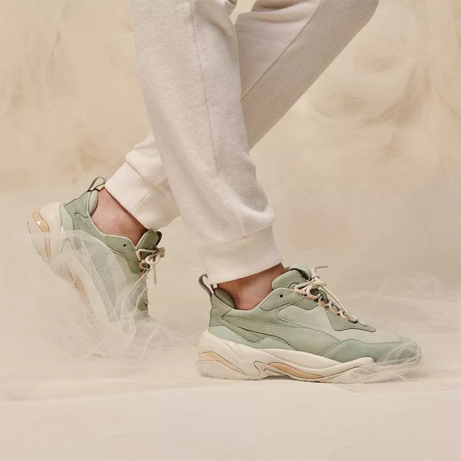 彪马pumastorm老爹鞋休闲鞋,puma复古老爹鞋黑