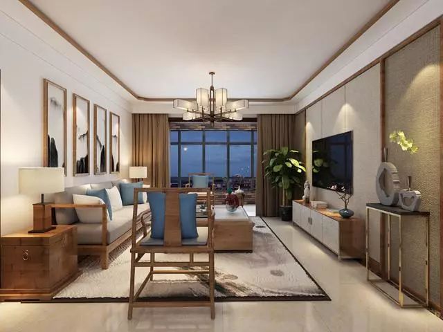 60平米小户型装修新中式风格的,88平米新风格装修