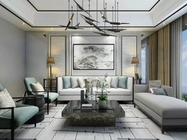 60平米小户型装修新中式风格的,88平米新风格装修