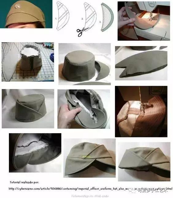 旧衣服妙招变帽子,碎布遮阳帽子的制作方法