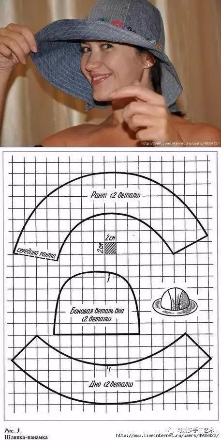 旧衣服妙招变帽子,碎布遮阳帽子的制作方法