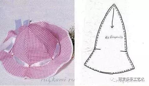 旧衣服妙招变帽子,碎布遮阳帽子的制作方法