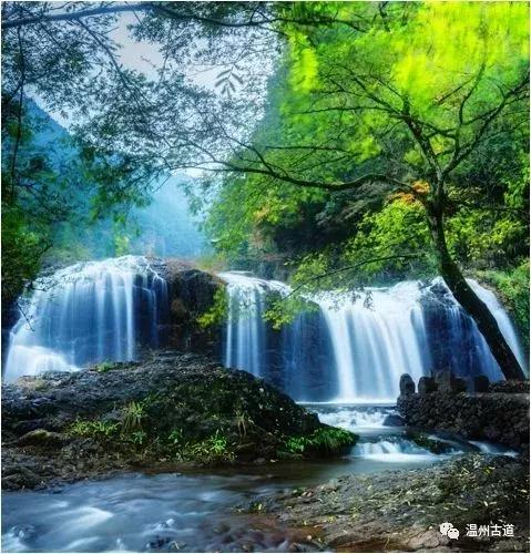 文成百丈漈三连瀑,文成百丈漈最美的瀑布
