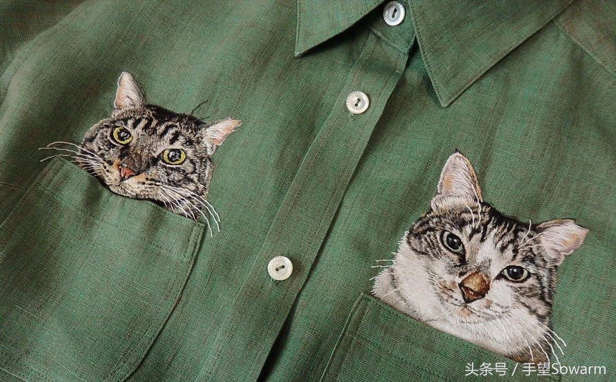 她给儿子绣的藏在口袋里的小动物,后来渐渐变成了事业