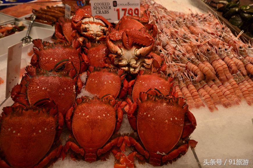 去韩国海鲜市场海肠,韩国海鲜市场买海参
