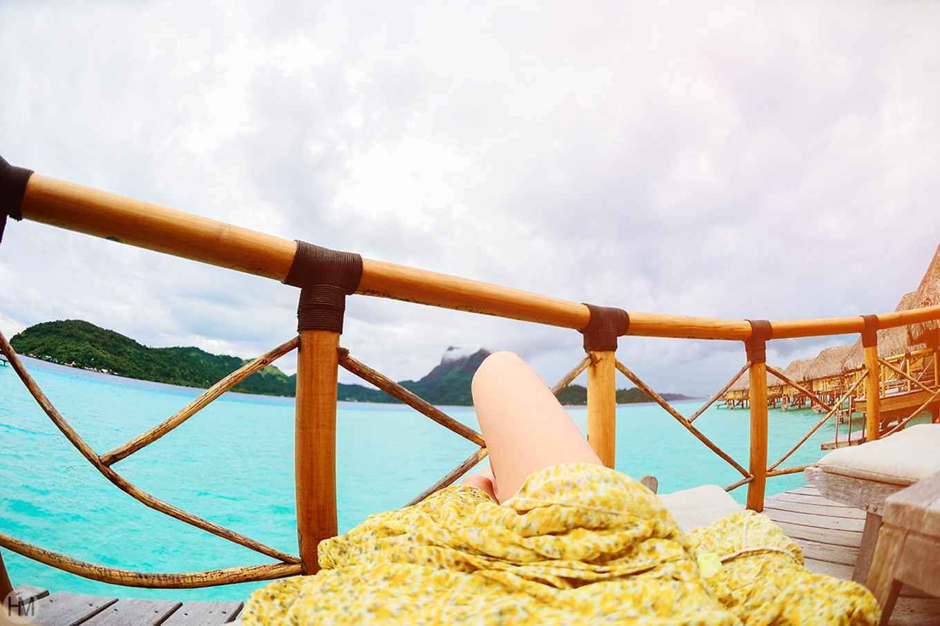 大溪地最接近天堂的地方,大溪地波拉波拉岛泳池