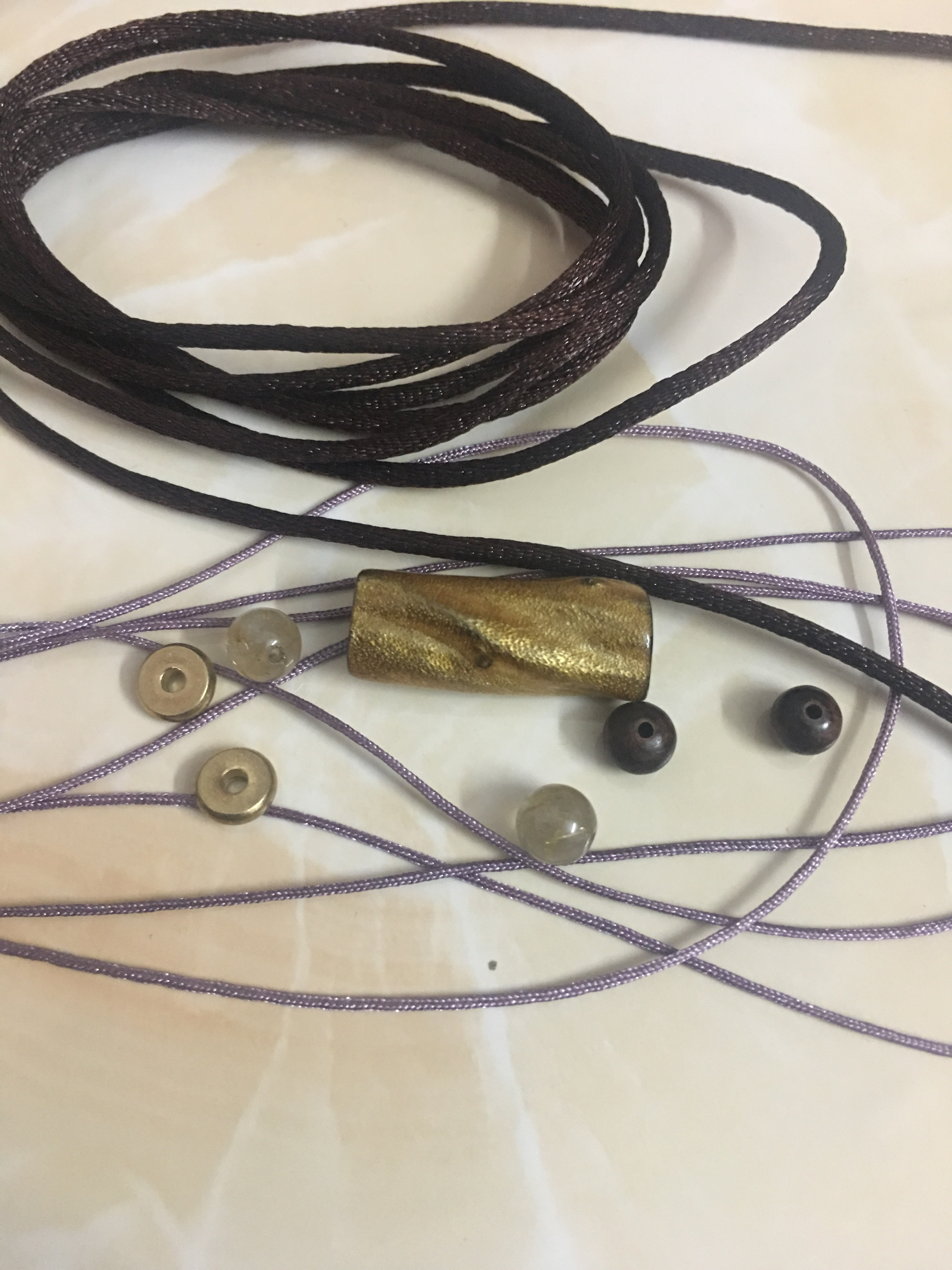 金丝圆珠手链编法,金丝柳管状手串